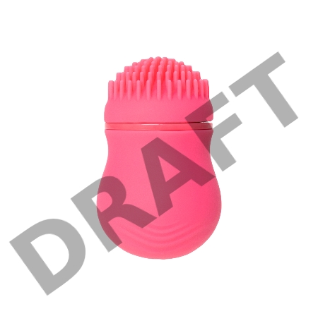 Стимулятор клитора PPP CURU-CURU BRUSH ROTER, ABS-пластик, розовый, 5,5 см