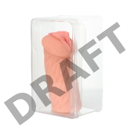 Мастурбатор реалистичный KOKOS ELEGANCE.005, TPR, бежевый, 16 см