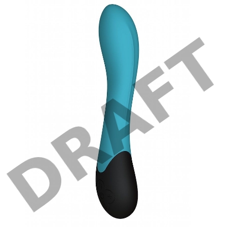 Нагреваемый G вибратор Lynx, цвет морская волна (INFINITE collection)