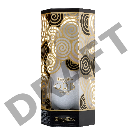 Мастурбатор нереалистичный, ORB Warmmer, MensMax, TPE, белый, 15 см