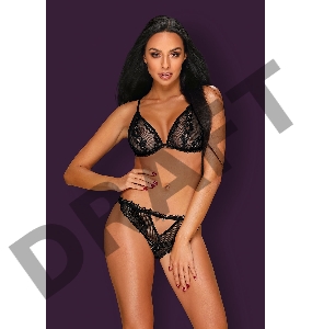 Ажурный комплект из эластичной сеточки и кружева Millagro (Obsessive)