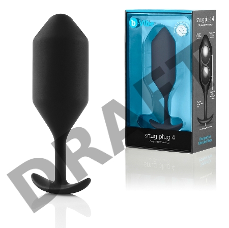 Профессиональная пробка для ношения B-vibe Snug Plug 4