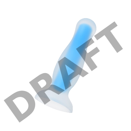 Анальная втулка светящаяся в темноте Beyond by Toyfa Namor Glow, силикон, прозрачный, 12,5 см