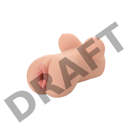 Мастурбатор реалистичный KOKOS Clara, TPR, бежевый, 17.5 см