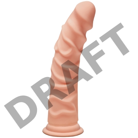 Фаллоимитатор на присоске The D™ - Ragin’ D 8 - Vanilla