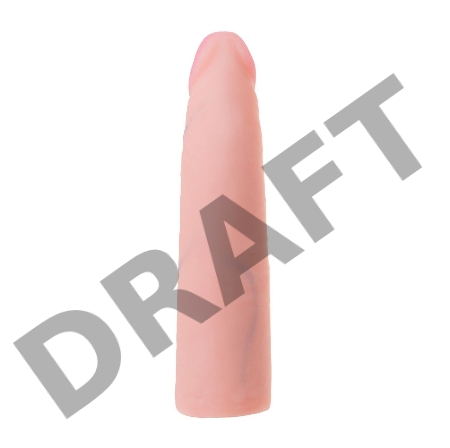 Страпон LoveToy с поясом Harness, с 2 насадками, реалистичный, neoskin, телесный, 18 см