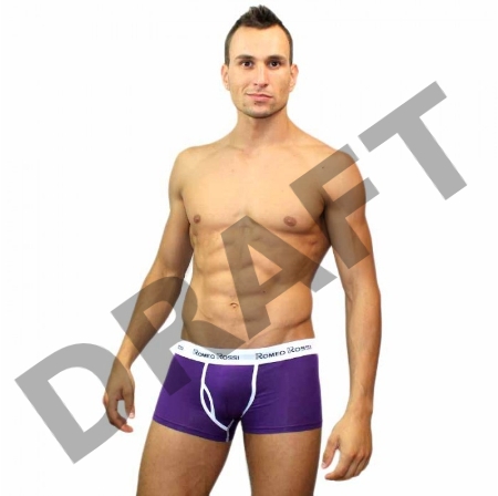 Трусы мужские хипсы фиолетовые, XXL