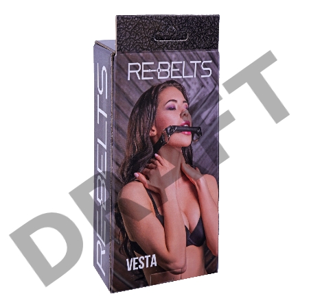 Кляп-трензель Vesta с металлическими кольцами