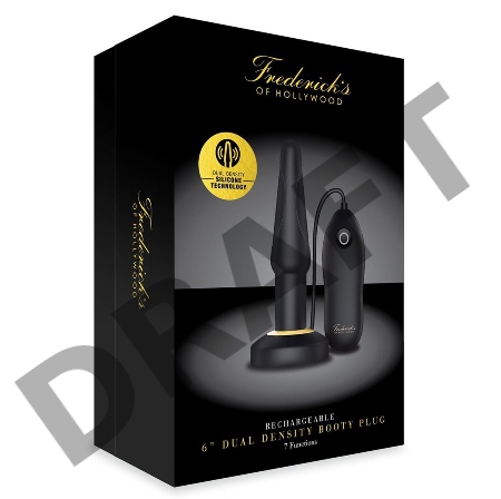 Черный анальный плаг с выносным пультом