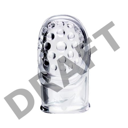 Комплект насадок на палец A-toys Favi, TPE, прозрачный, 3,5 см