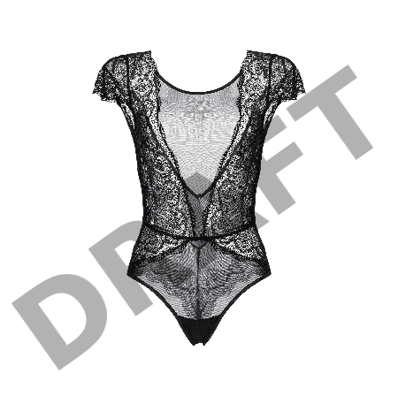 Боди со стразами Candy Girl Delight, черное, OS