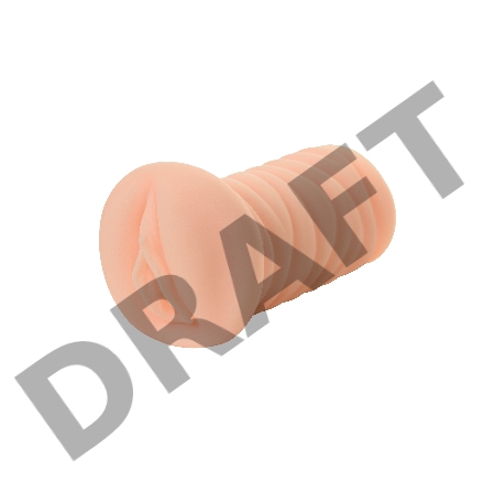 Мастурбатор реалистичный KOKOS Three Sisters Nymph, TPR, бежевый, 18 см