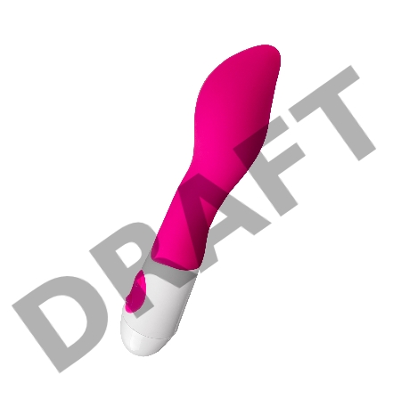 Нереалистичный вибратор TOYFA  A-Toys Mika, силикон, розовый, 19,8 см