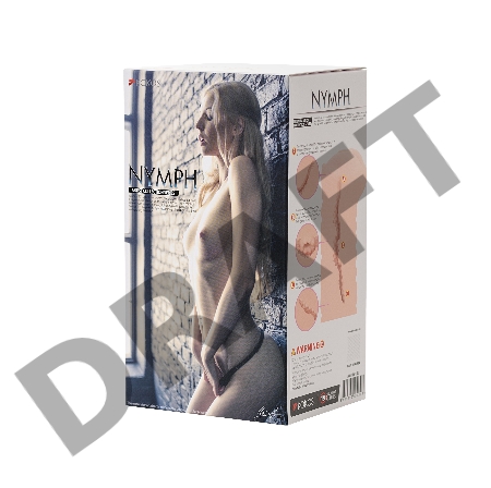 Мастурбатор реалистичный KOKOS Three Sisters Nymph, TPR, бежевый, 18 см