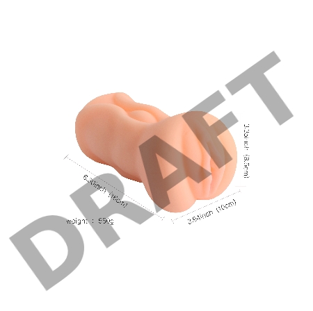 Мастурбатор реалистичный вагина, XISE, TPR, телесный, 16 см.