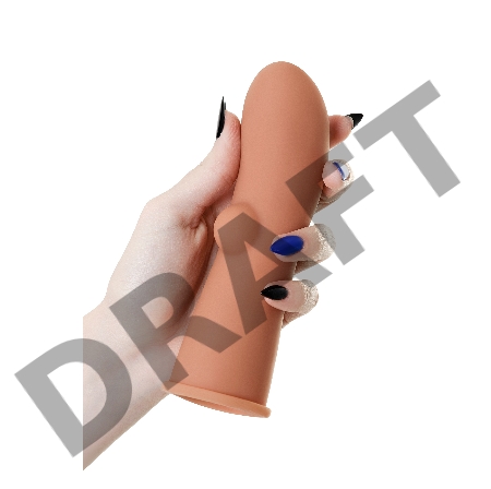 Насадка KOKOS реалистичная с имитацией пирсинга, TPE, телесная, 14.7 см