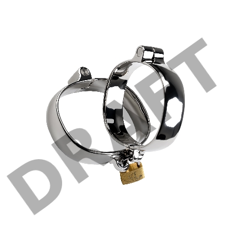 Наручники, TOYFA Metal, металл, серебристые, 11 см