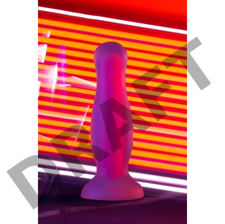 Анальная втулка светящаяся в темноте Beyond by Toyfa John Glow, силикон, прозрачный, 12,5 см