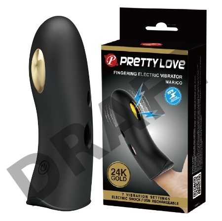 Вибронасадка на палец с электростимуляцией Pretty Love Marico