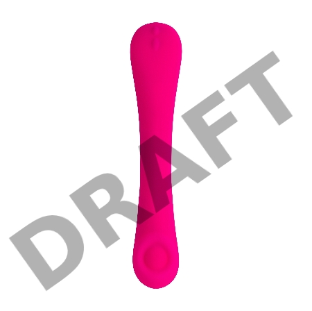 Нереалистичный вибратор LOVENSE Osci 2, силикон, розовый, 22 см