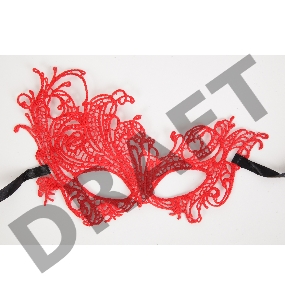 Маска Тайны Венеции Красный One Size
