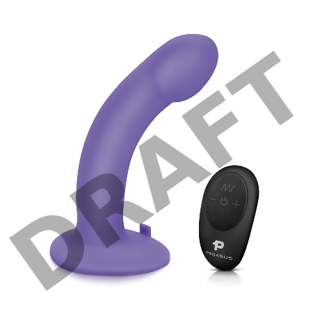 Фиолетовый вибрострапон Pegasus - 15 см.