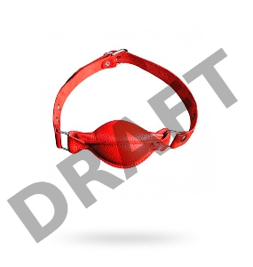 Кляп Sitabella, кожа, красный