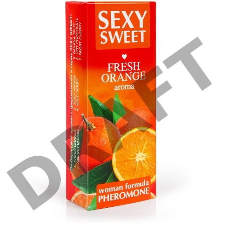 Парфюмированное средство для тела с феромонами Sexy Sweet с ароматом апельсина - 10 мл.