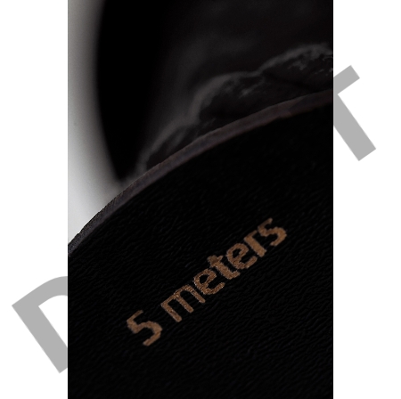 Веревка для шибари Pecado BDSM, на катушке, хлопок, черная, 5 м.