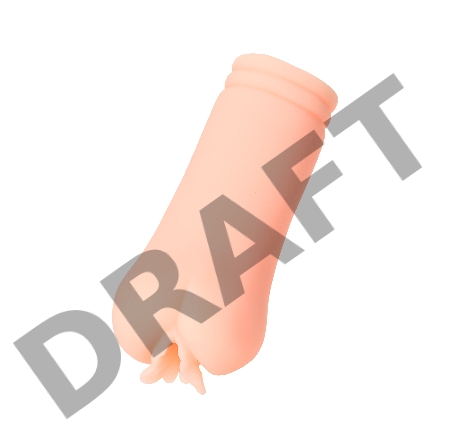 Мастурбатор реалистичный KOKOS Yuki, TPR, бежевый, 14.5 см