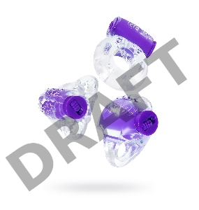 Набор виброколец Eromantica Set №1, силикон, прозрачный, 3 шт