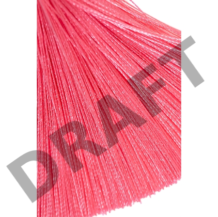 Зажимы на соски вилки с кисточками из шелка Pecado BDSM, металл, розовый