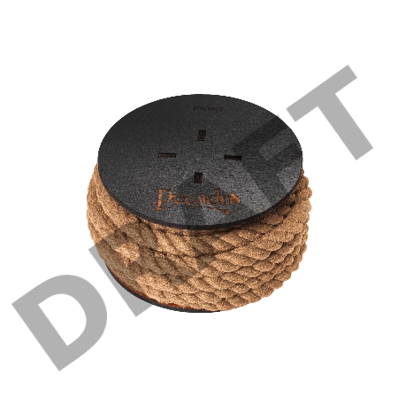 Джутовая веревка для шибари Pecado BDSM, на катушке, бежевая, 5 м.