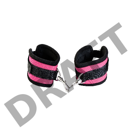 Оковы TOYFA Theatre из неопрена черные