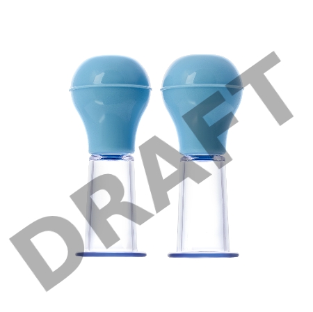 Набор для стимуляции сосков TOYFA, ABS пластик, голубой, 9,7 см