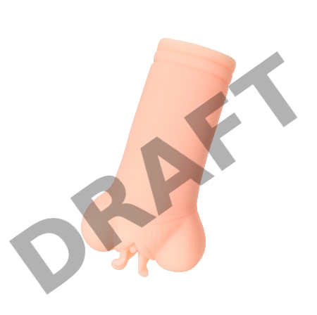 Мастурбатор реалистичный KOKOS May, TPR, бежевый, 14.5 см