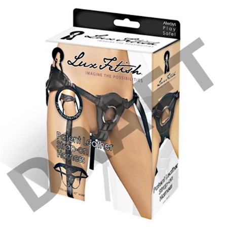 Черные трусики-джоки для страпона