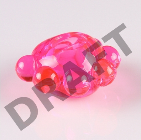 Розовое эрекционное колечко Цветок