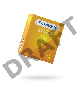 Презервативы ребристые TOREX  латекс, №3, 18,5 см