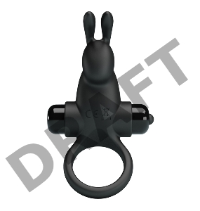 Эрекционное виброкольцо Vibrant Penis Ring I с клиторальным кроликом