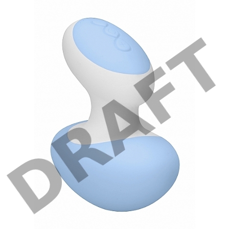 Голубой клиторальный массажер Lovebug