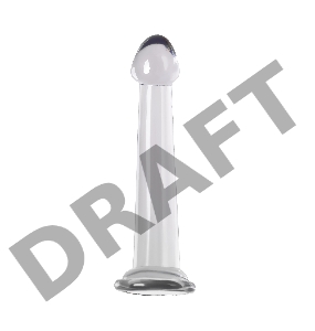 Нереалистичный фаллоимитатор Jelly Dildo S Toyfa Basic, TPE, прозрачный, 15,5 см