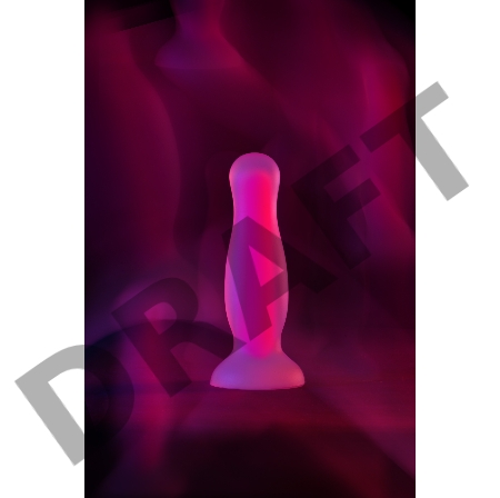 Анальная втулка светящаяся в темноте Beyond by Toyfa Cain Glow, силикон, прозрачный, 10,5 см