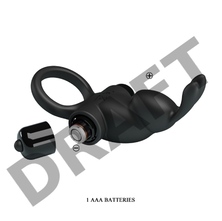 Эрекционное виброкольцо Vibrant Penis Ring I с клиторальным кроликом