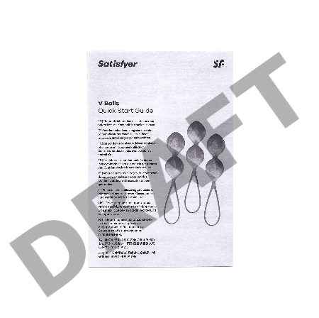 Набор вагинальных шариков Satisfyer  Balls C03 Double, силикон, ассорти, Ø 3 см.