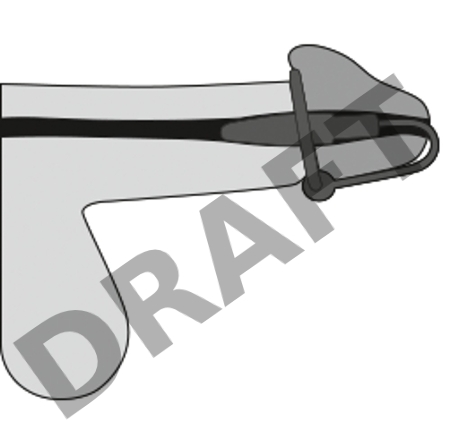 Уретральный Стимулятор с силиконовым кольцом под головку Penis Plug