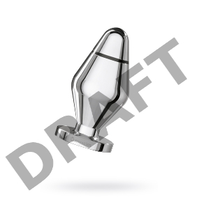 Анальная пробка Mystim John L, электростимуляция, хирургическая сталь, серебряная, 10,5 см, Ø 5 см