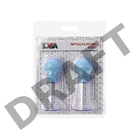 Набор для стимуляции сосков TOYFA, ABS пластик, голубой, 9,7 см