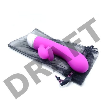 Вибромассажер с клиторальным стимулятором BERT