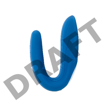 Многофункциональный стимулятор для пар Satisfyer Partner Whale, силикон, голубой, 17 см.